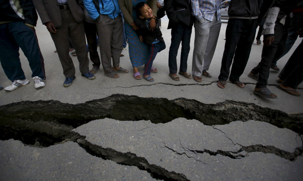 Nepalas po galingo žemės drebėjimo