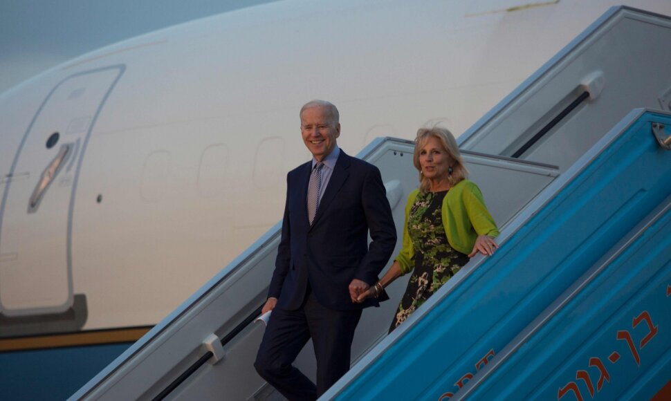 Joe Bidenas atvyko į Izraelį