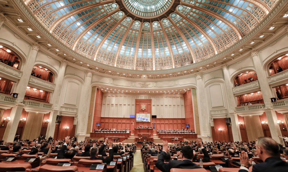 Balsavimas Rumunijos parlamente