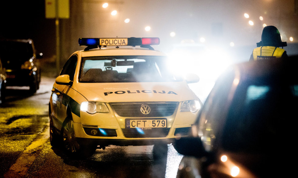 Kelių policijos reidas Vilniaus gatvėse