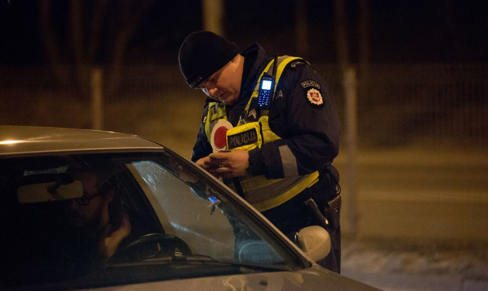 Penktadienio kelių policijos reidas Vilniuje