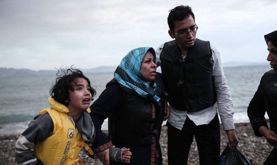 Graikijos Koso saloje išsilaipinę pabėgeliai iš Afganistano ir Sirijos