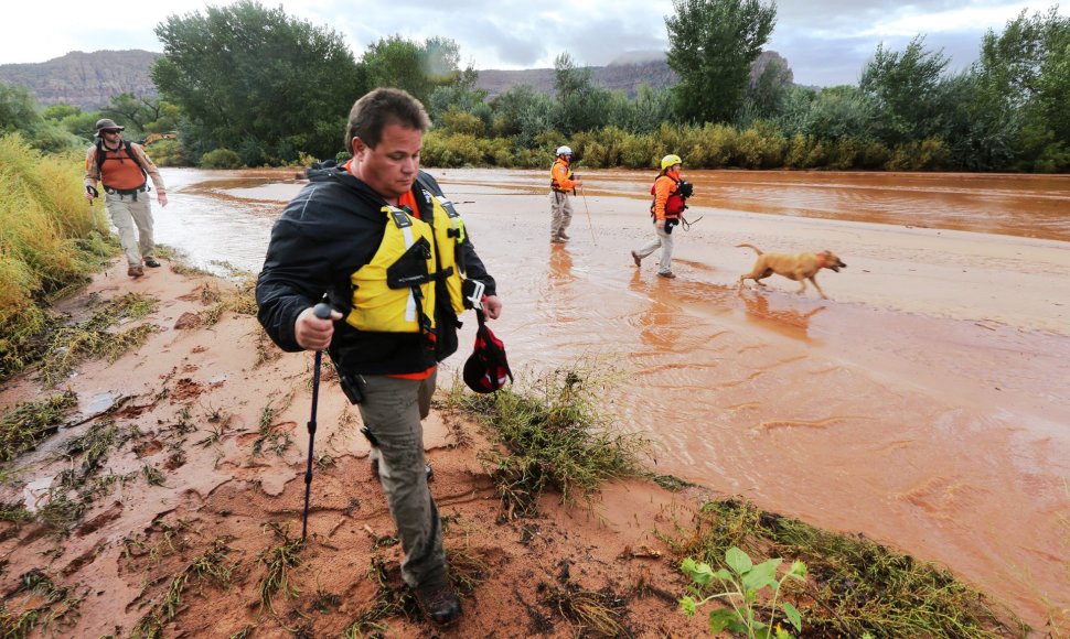 Jutos valstijoje staigus potvynis pražudė 15 žmonių