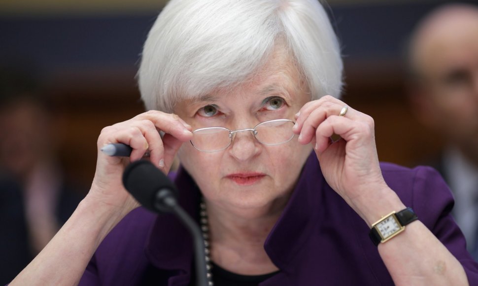 7. Federalinės rezervų sistemos pirmininkė Janet Yellen