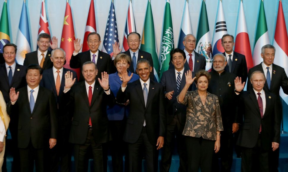 G-20 šalių vadovų suvažiavimas Turkijoje