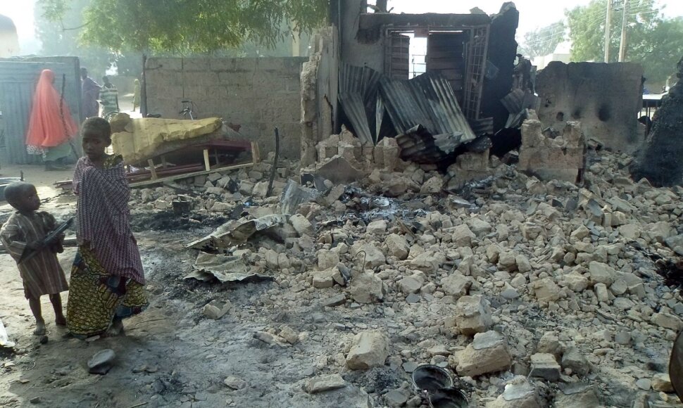 „Boko Haram“ išpuolis Nigerijos kaime