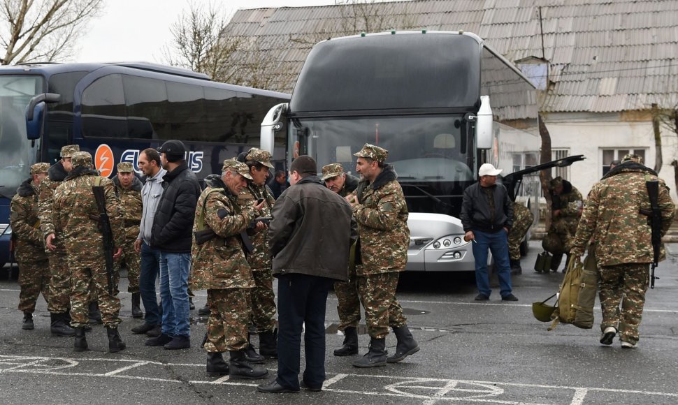 Atsinaujinęs konfliktas tarp Armėnijos ir Azerbaidžano Kalnų Karabache