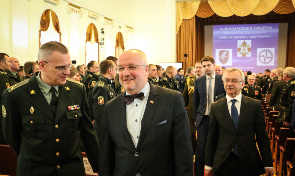 Juozas Olekas nacionaliniame gynybos universitete