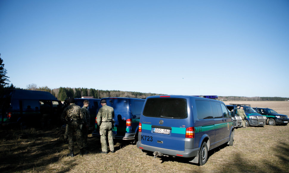 Gausios VST ir policijos pajėgos ieško įtariamojo Egidijaus Anupraičio