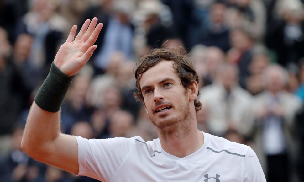 Andy Murray tapo pirmu britu nuo 1937 metų, pasiekusiu „Roland Garros“ finalą