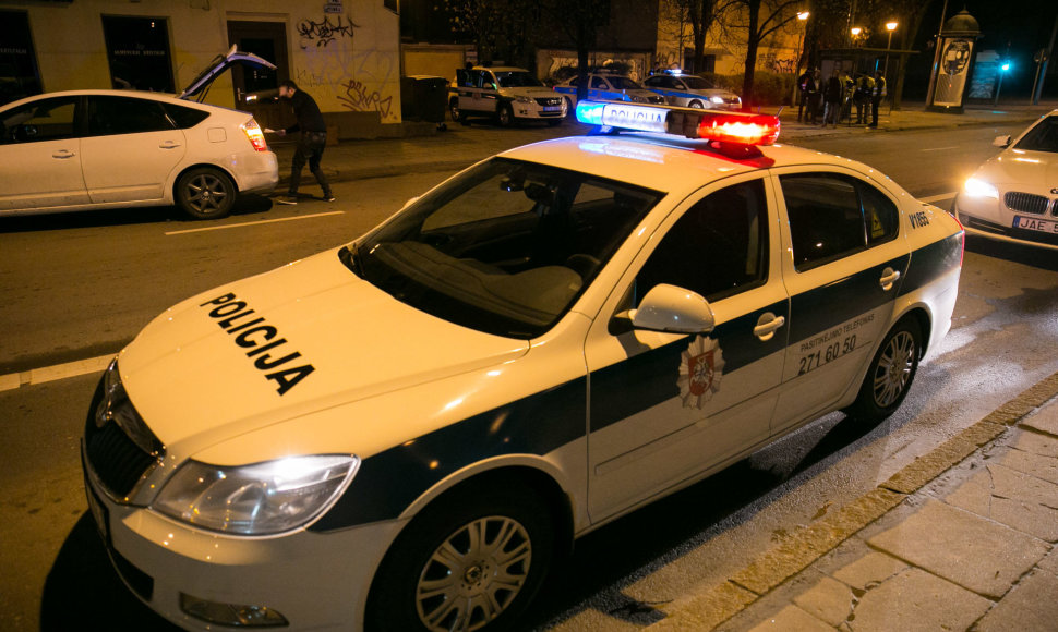 Velykų nakties policijos reidas Vilniuje