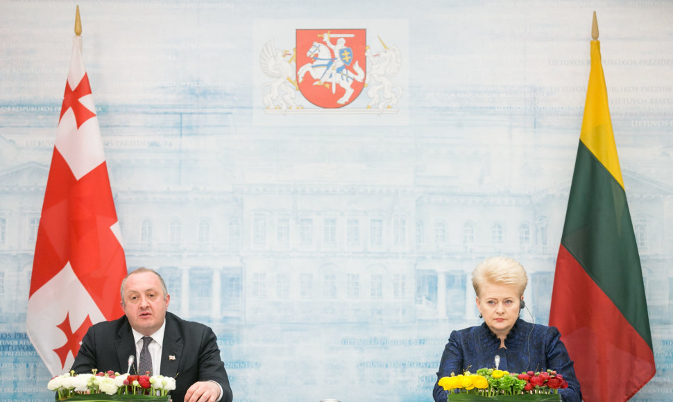 Georgijus Margvelašvilis ir Dalia Grybauskaitė