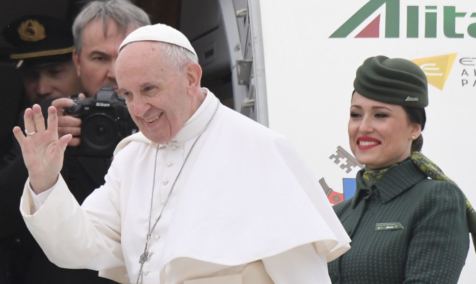 Popiežius Pranciškus išvyksta į Egiptą.
