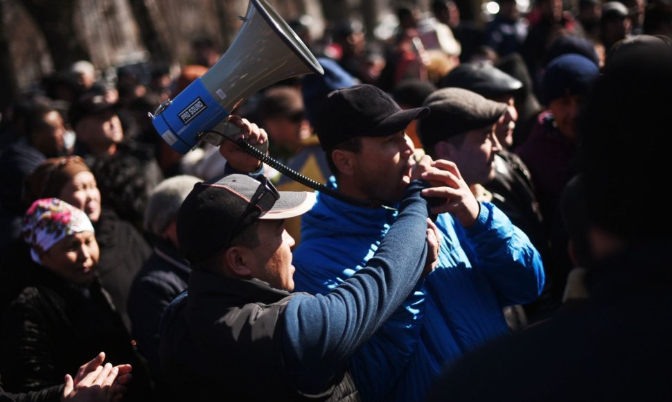 Protestai Kirgizijoje