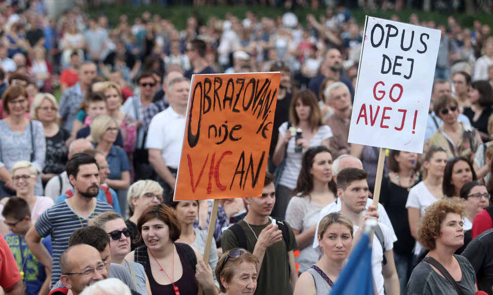 Protestas Kroatijoje