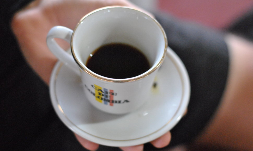 Pirmasis Vilgailės Kiros kavos puodelis
