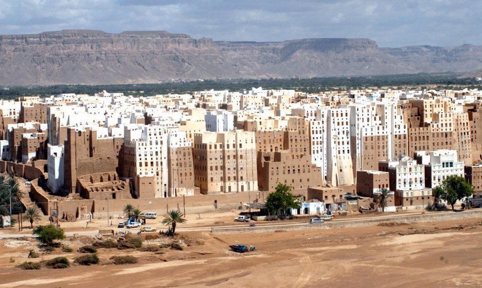 Šibamo miestas Jemene
