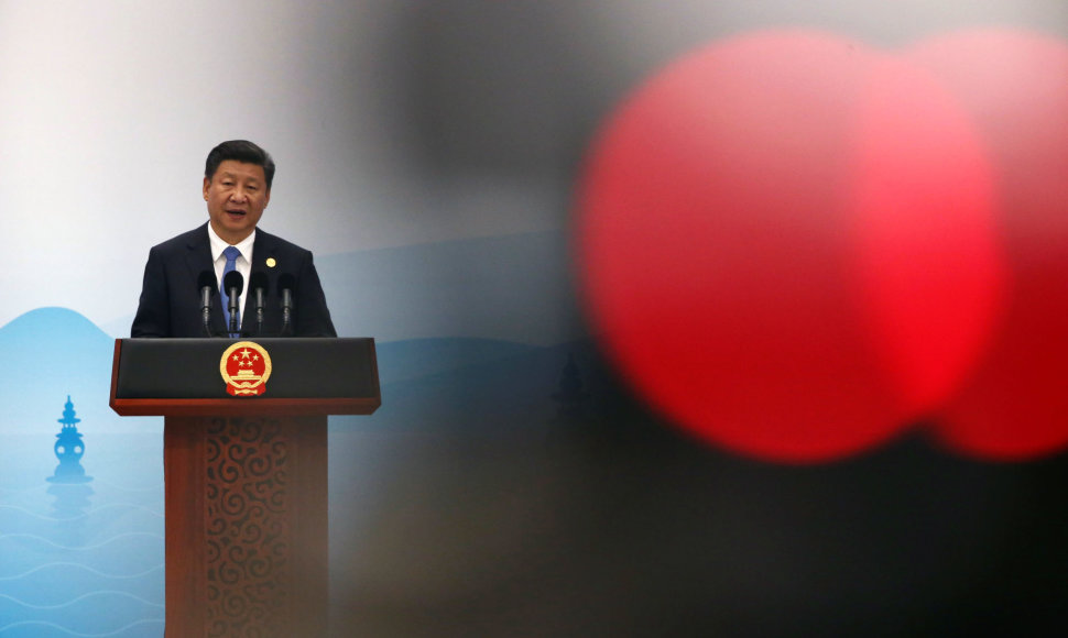 Kinijos prezidentas Xi Jinpingas G20 viršūnių susitikime 