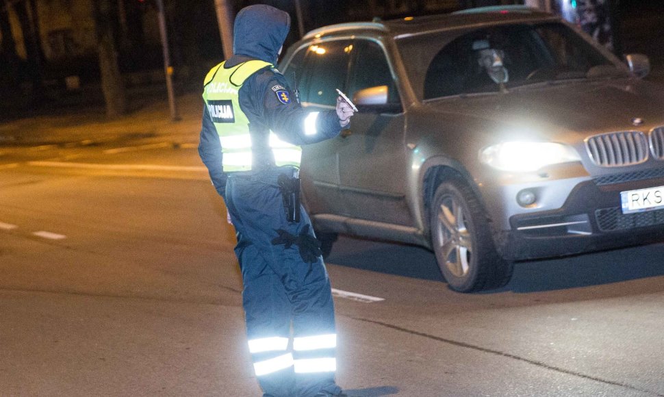 Policijos reidas Vilniuje