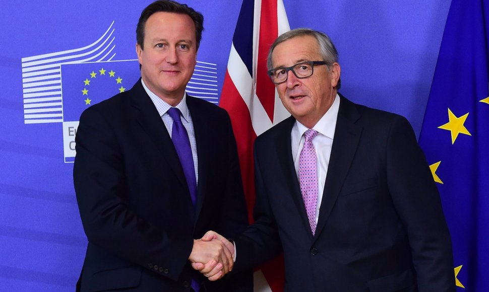 Davidas Cameronas ir Jeanas-Claude Junckeris