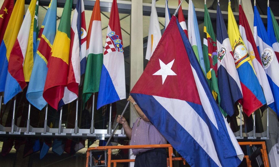 JAV atnaujino diplomatinius santykius su Kuba