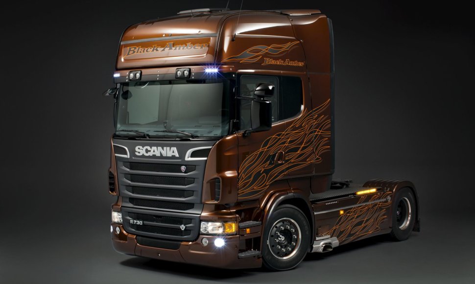 „Scania Amber Black“