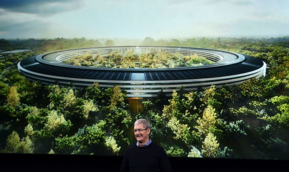 Naujos „Apple“ būstinės vizija