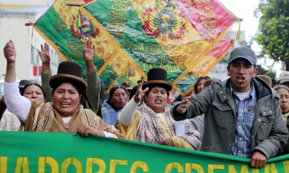 Protestas Bolivijoje