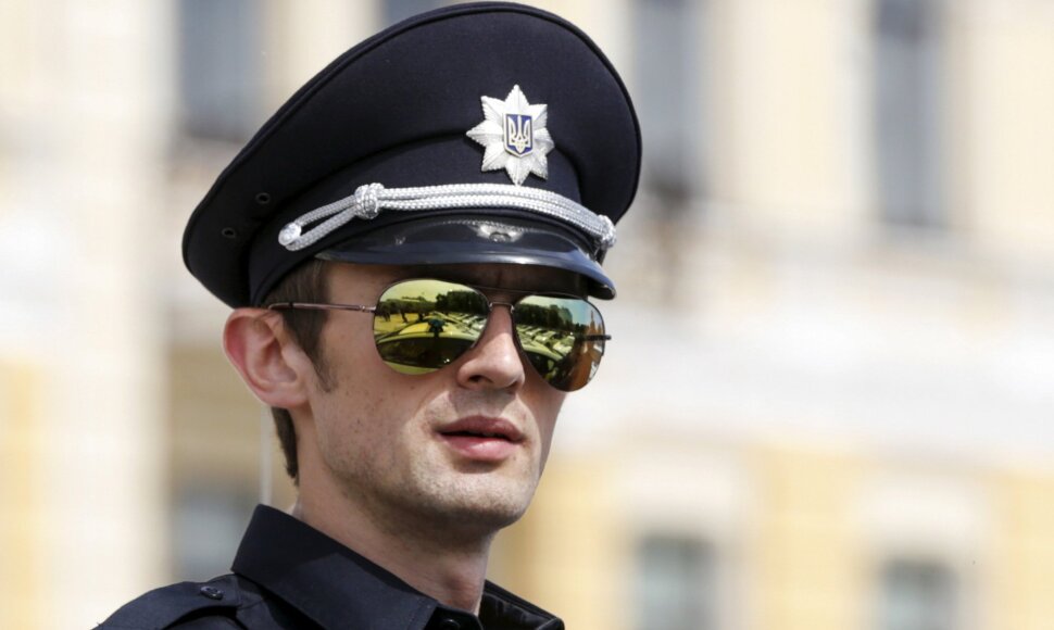 Kijeve prisiekė naujieji policijos patruliai