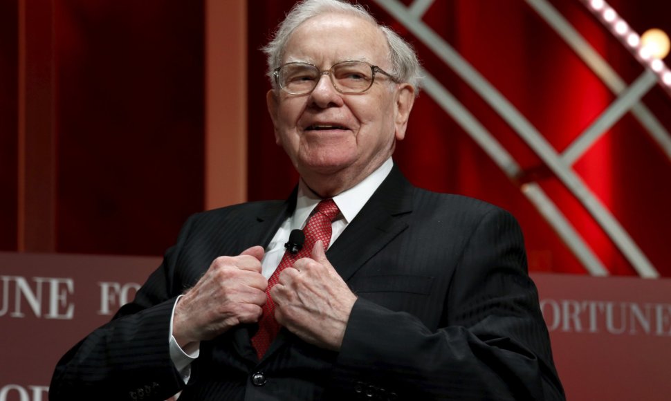 13. „Berkshire Hathaway“ generalinis direktorius Warrenas Buffettas