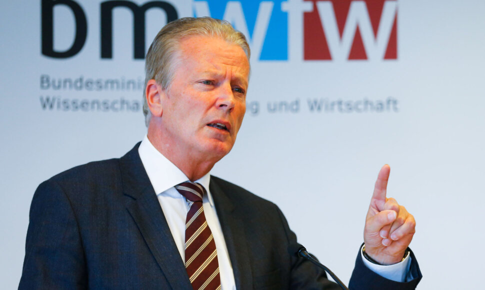 Austrijos vicekancleris ir ekonomikos ministras Reinholdas Mitterlehneris