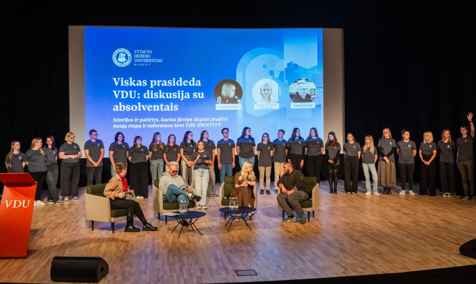 VDU Jungtys. Diskusija su absolventais