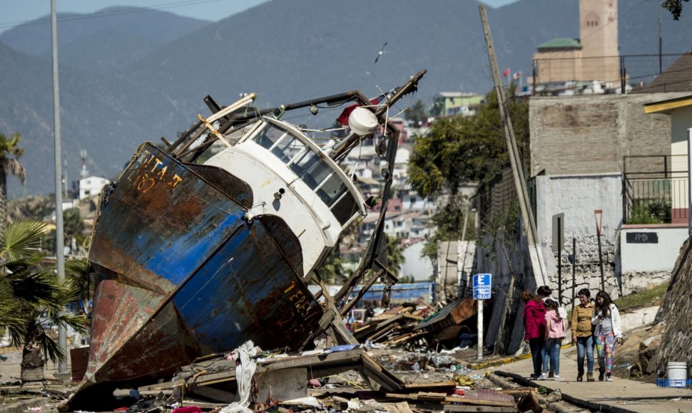 Žemės drebėjimo Čilėje padariniai