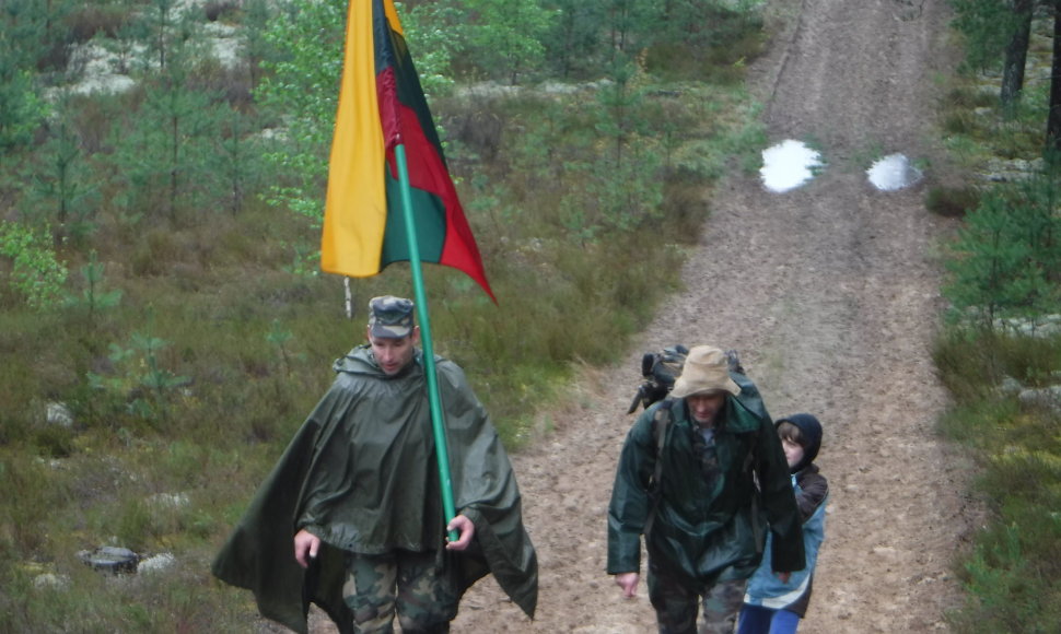 Lietuvos partizanų pagerbimo žygis Varėnos-Merkinės miškais