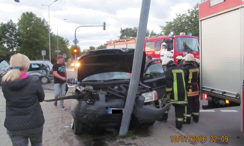 Avarija &Scaron;iauliuose &ndash; penki sužeisti
