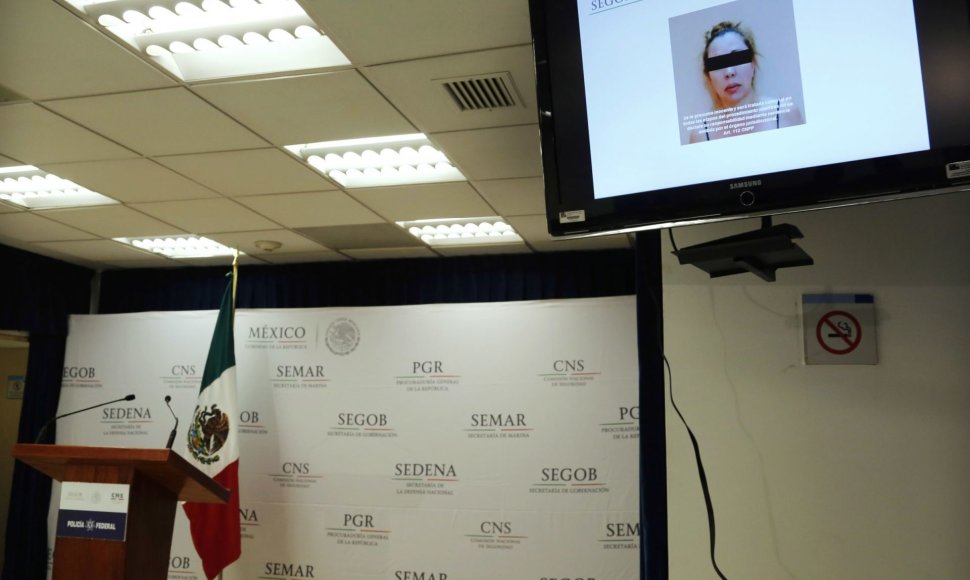 Meksikoje sulaikyta narkotikų barono žmona