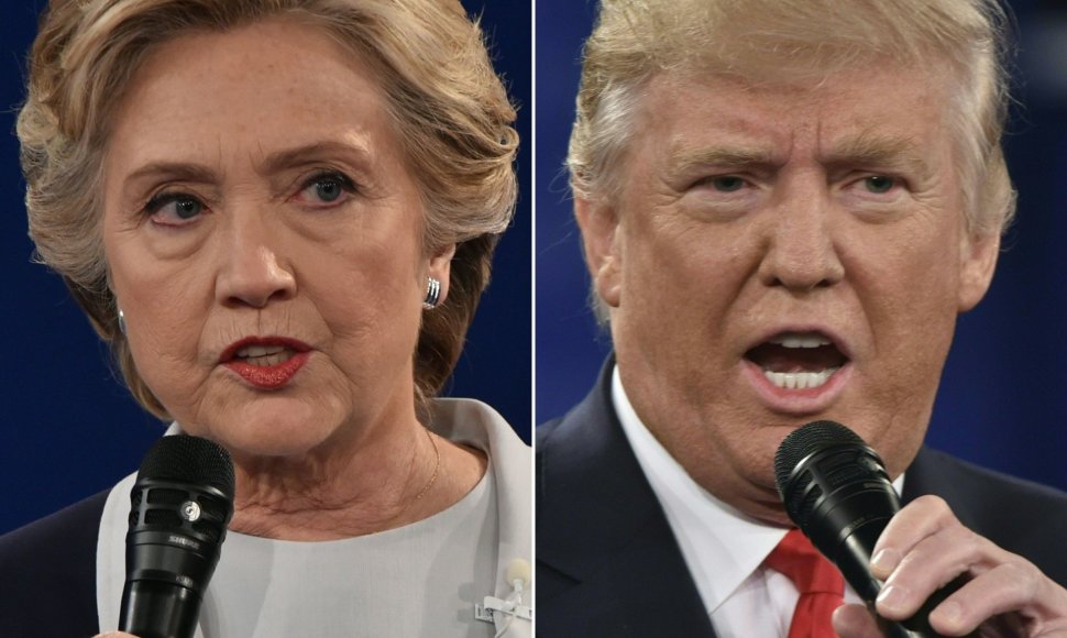 Donaldo Trumpo ir Hillary Clinton antrieji debatai