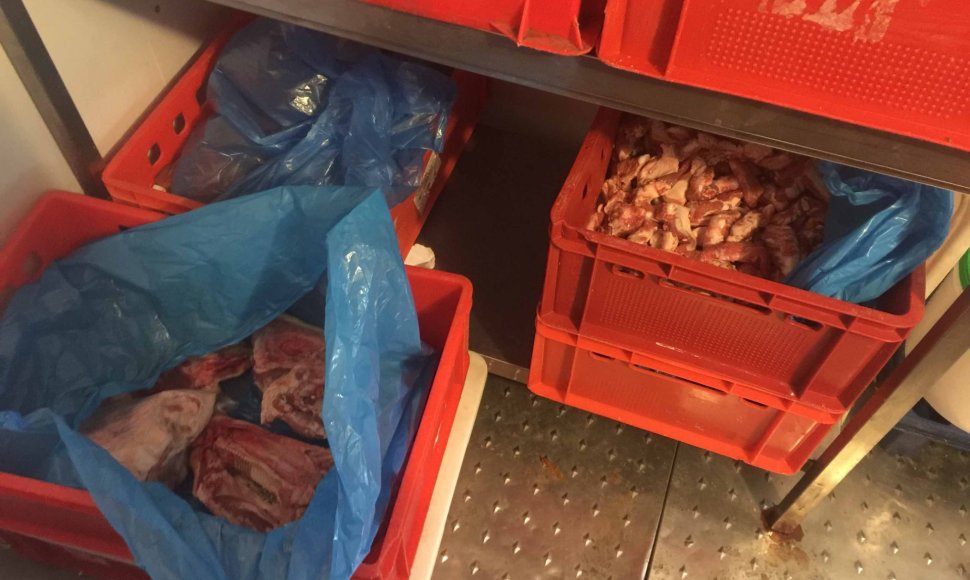 Užfiksuoti mėsos prekybininkų pažeidimai