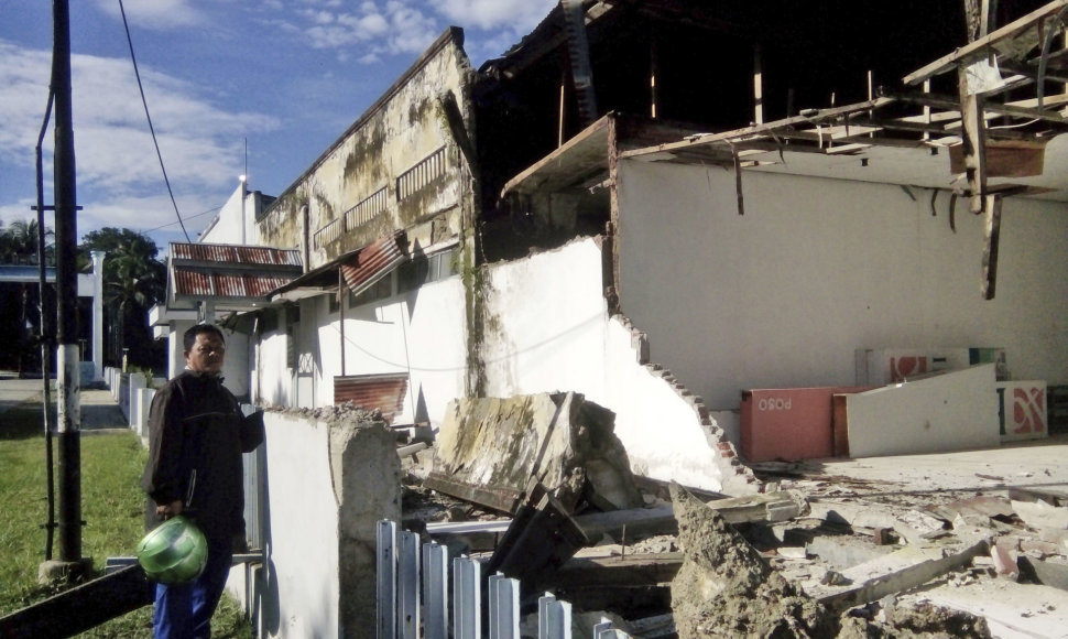 Sulavesis po žemės drebėjimo