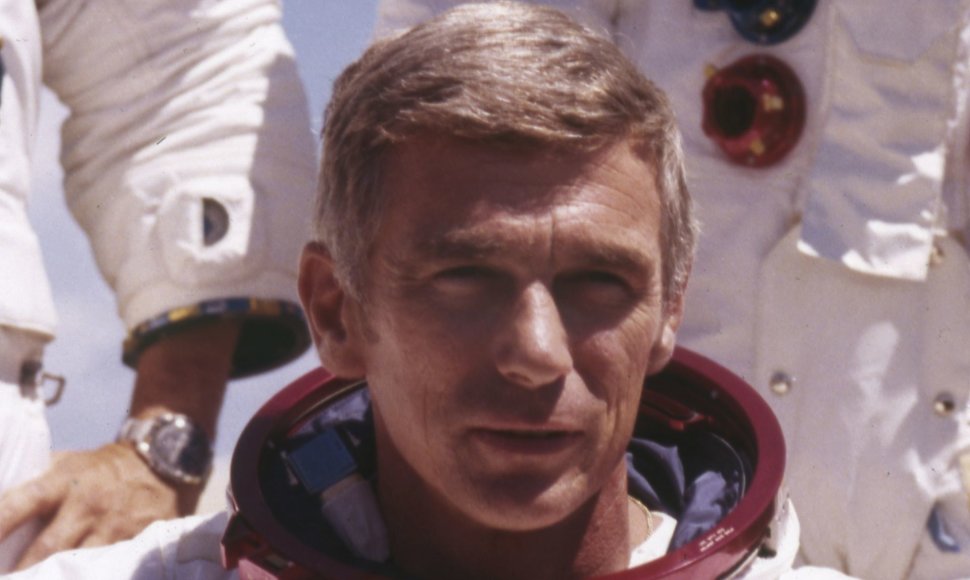 JAV astronautas Eugene'as Cernanas