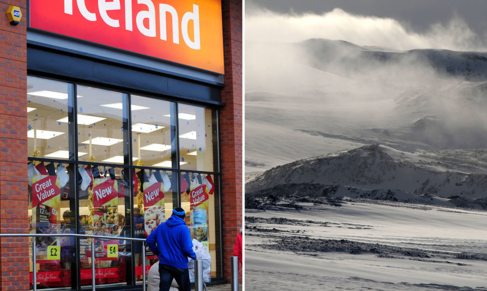 „Iceland“ parduotuvės vardas įgriso Islandijai 