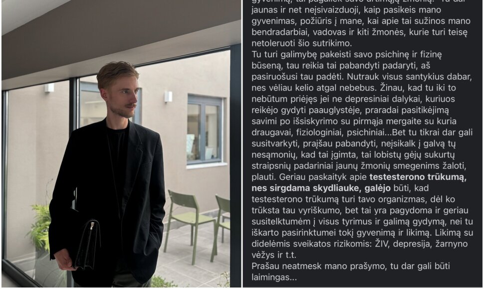 Gabriel / Jo mamos laiškas, parodantis jos nesusitaikymą su sūnaus lytine orientacija