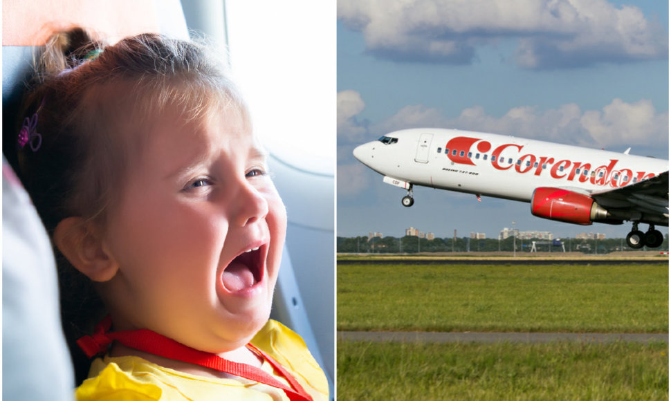 Oro linijų bendrovė „Corendon“ pristatė zoną lėktuve, kurioje bus draudžiama sėdėti vaikams