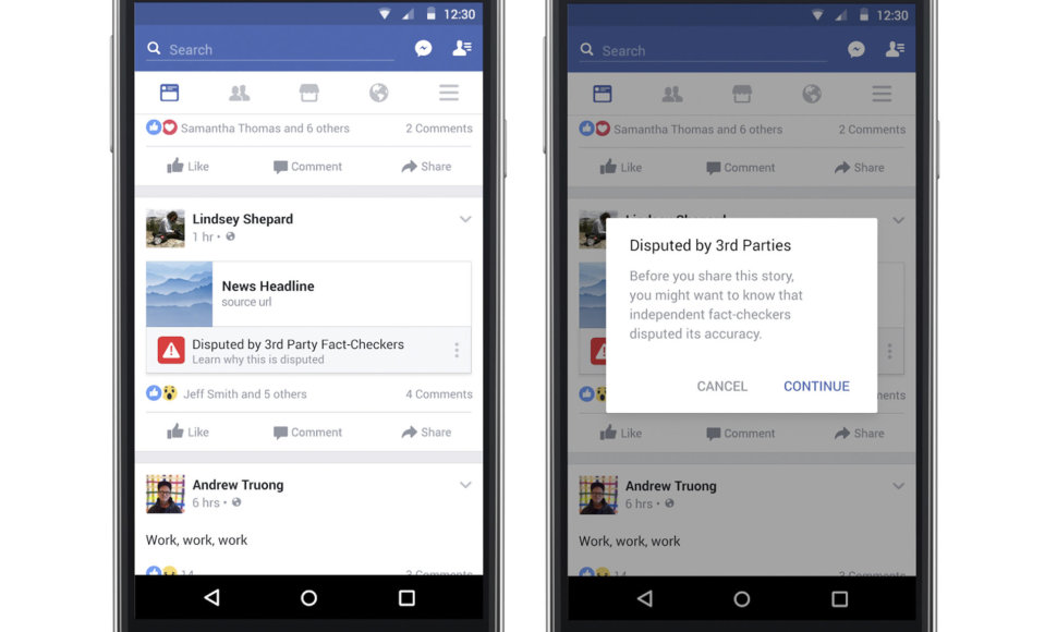 „Facebook“ paskelbė apie įrankius, kuriais kovos su netikromis naujienomis