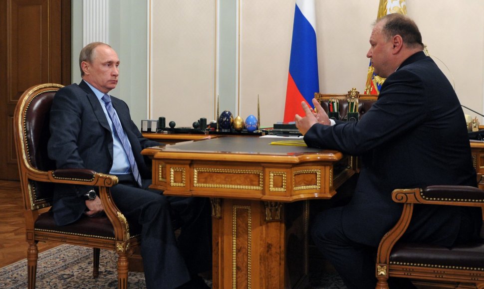 V.Putinas ir Kaliningrado srities gubernatorius N.Cukanovas.