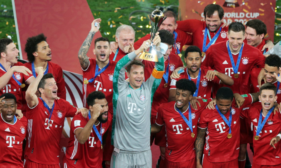 Miuncheno „Bayern“ futbolininkų triumfas