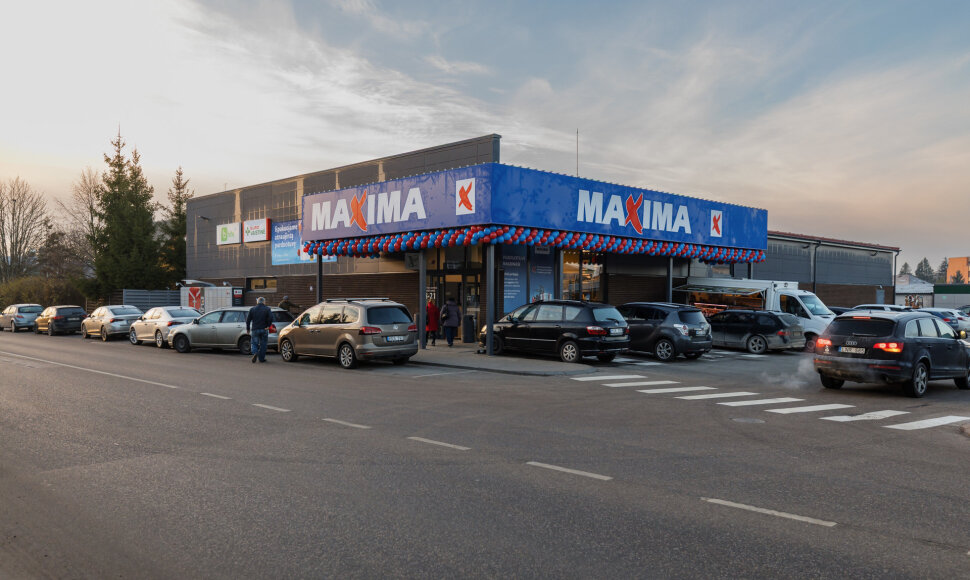 Atnaujinta Maximos parduotuvė Šakiuose