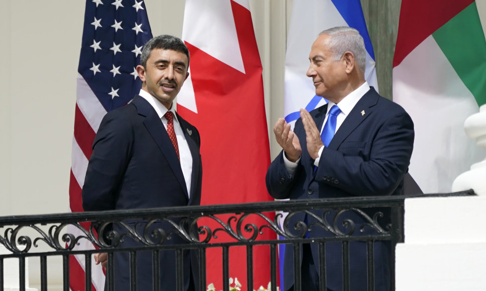 Abdullah bin Zayedas al Nahyanas ir Benjaminas Netanyahu