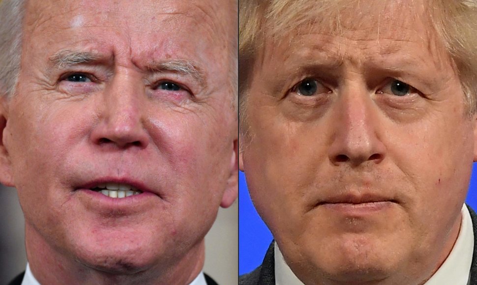 Joe Bidenas ir Borisas Johnsonas