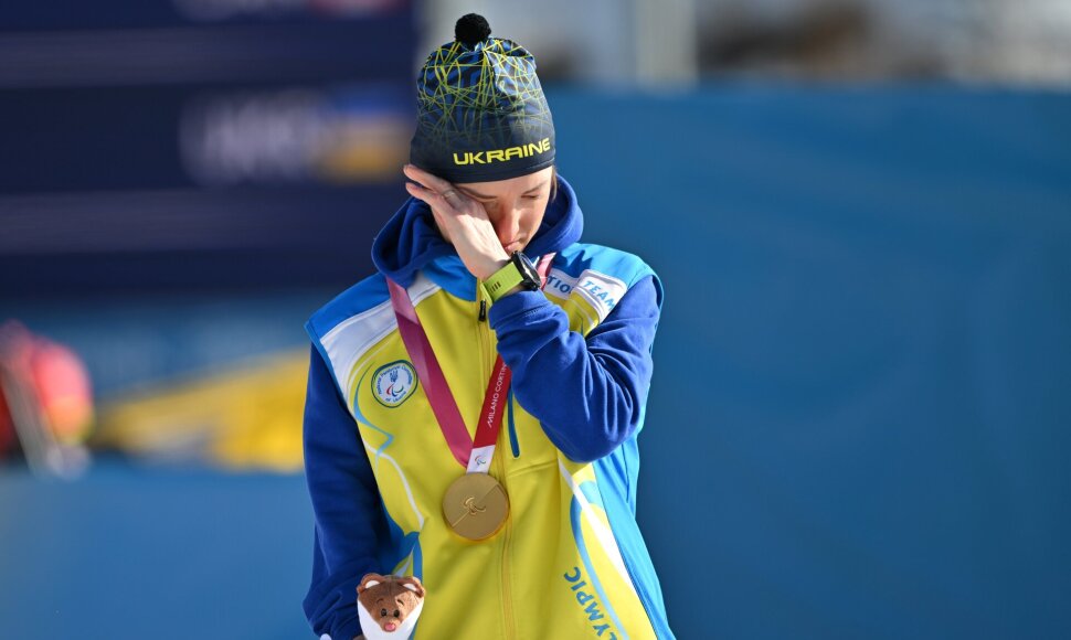 Ukrainos paralimpinė čempionė Oleksandra Kononova